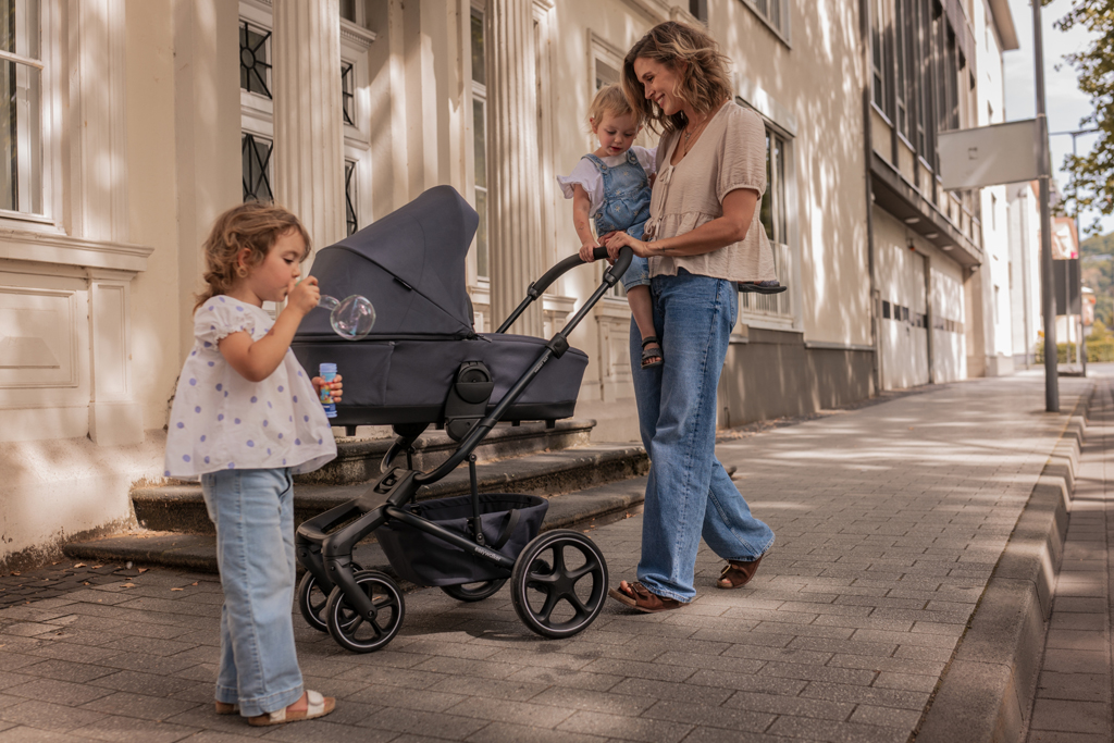 EASYWALKER Set XL kočárek kombinovaný Harvey NXT s příslušenstvím Deep Blue