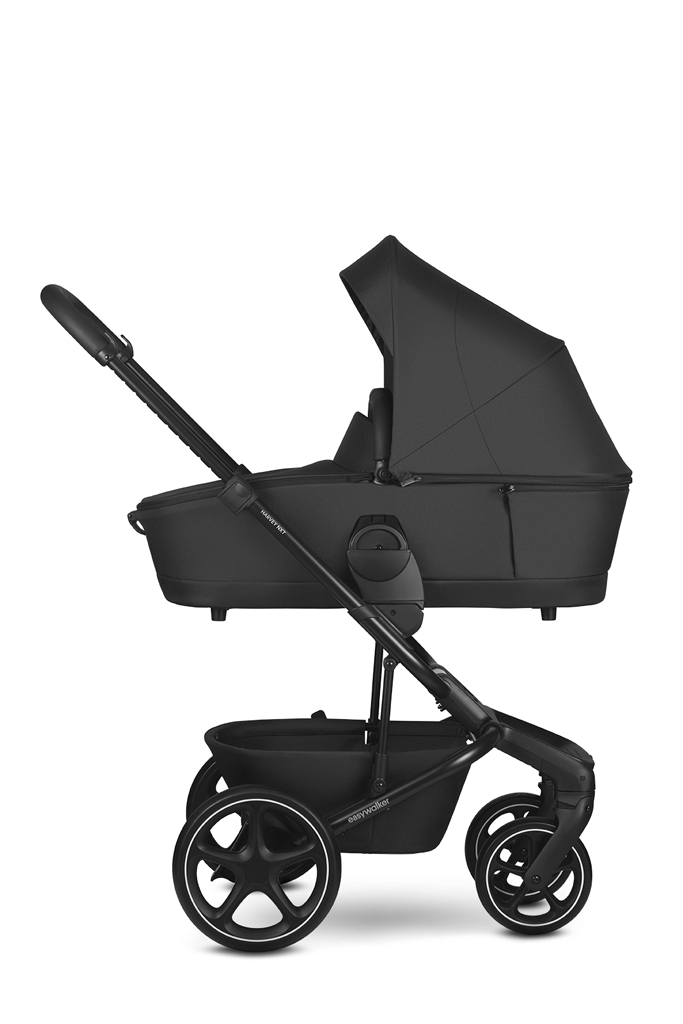 EASYWALKER Set XL kočárek kombinovaný Harvey NXT s příslušenstvím Eclipse Black