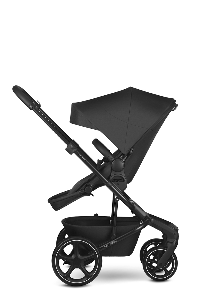 EASYWALKER Set XL kočárek kombinovaný Harvey NXT s příslušenstvím Eclipse Black