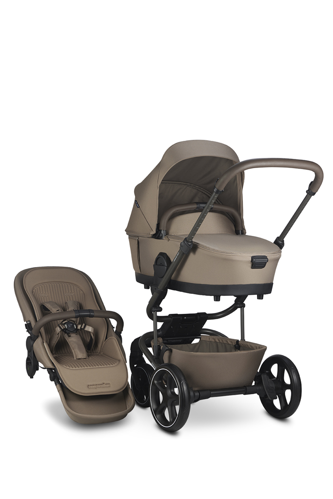 EASYWALKER Set XL kočárek kombinovaný Harvey NXT s příslušenstvím Mocha Brown