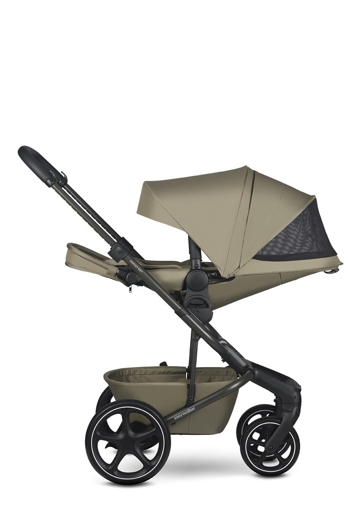 EASYWALKER Set XL kočárek kombinovaný Harvey NXT s příslušenstvím Moss Green