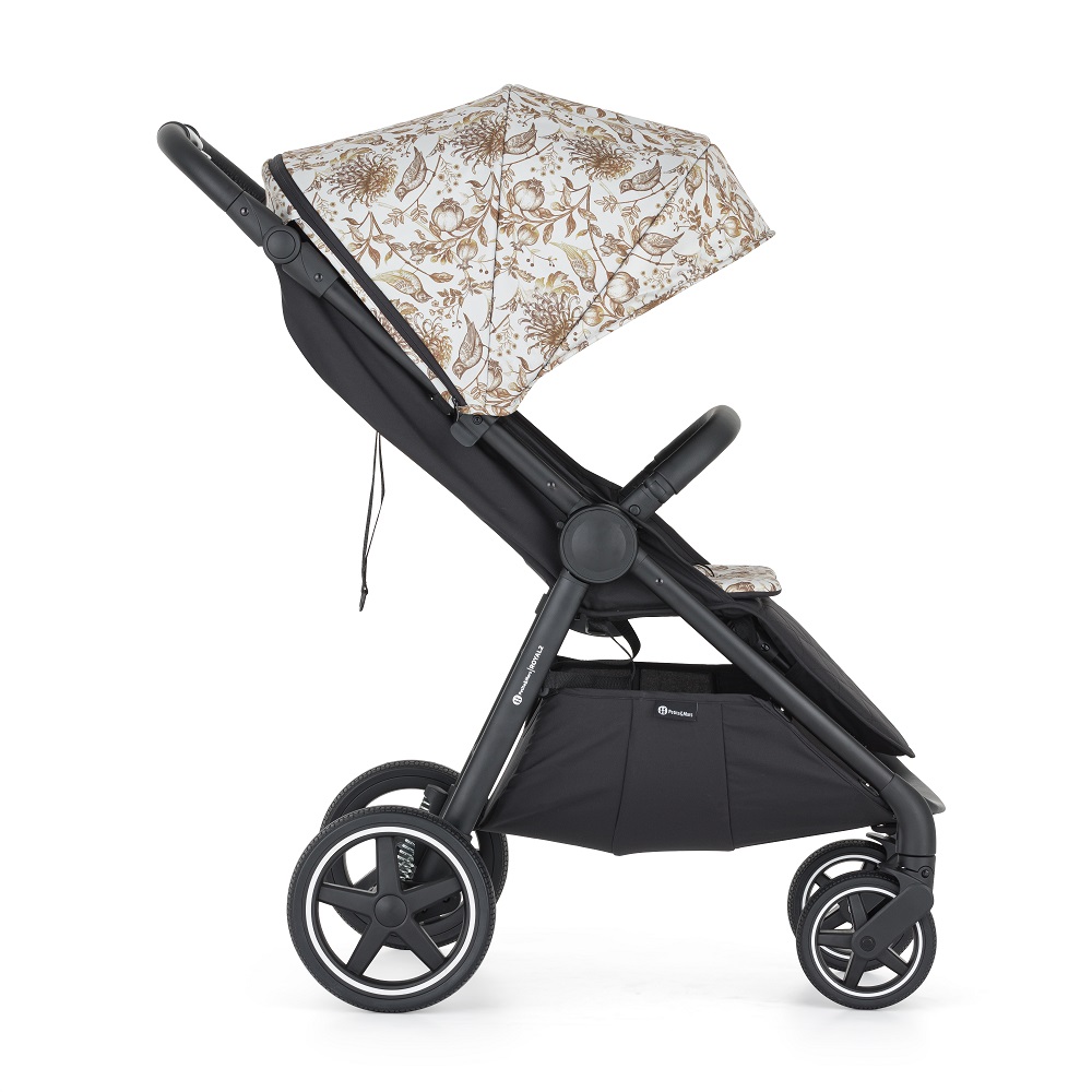 PETITE&amp;MARS Kočárek sportovní Royal2 Black Limited100 Elegant Birds