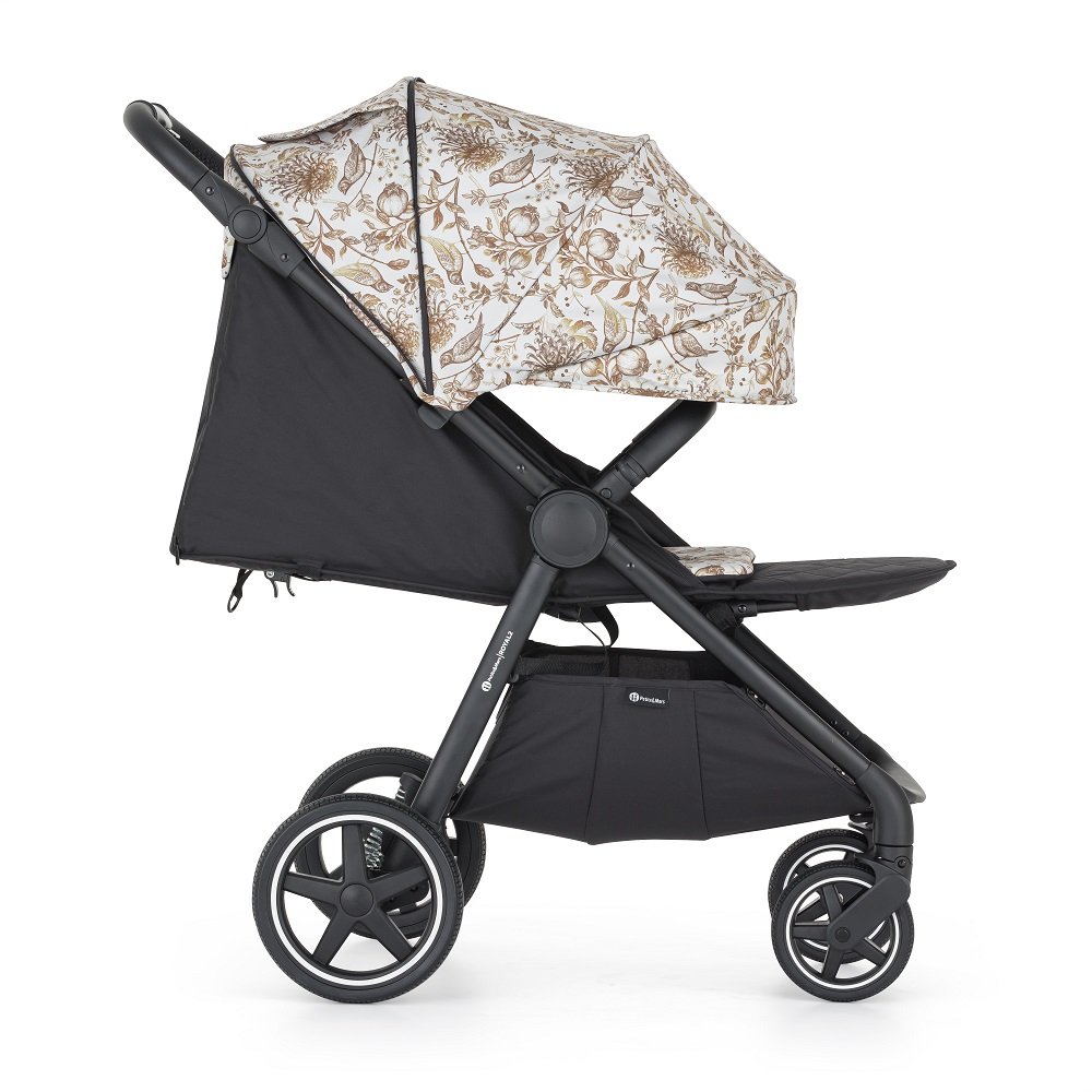 PETITE&amp;MARS Kočárek sportovní Royal2 Black Limited100 Elegant Birds