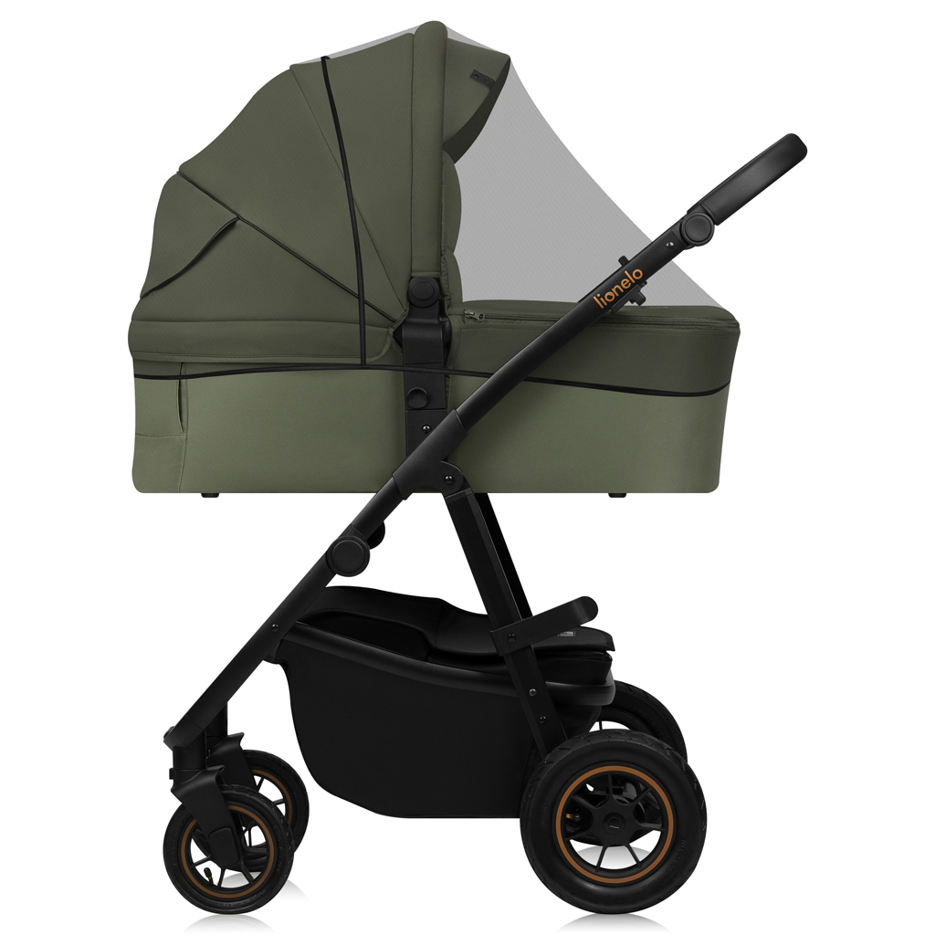 LIONELO Kočárek kombinovaný Amber Plus 3v1 Green Forest