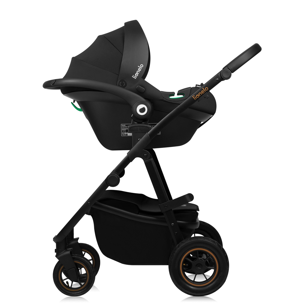 LIONELO Kočárek kombinovaný Amber Plus 3v1 Green Forest