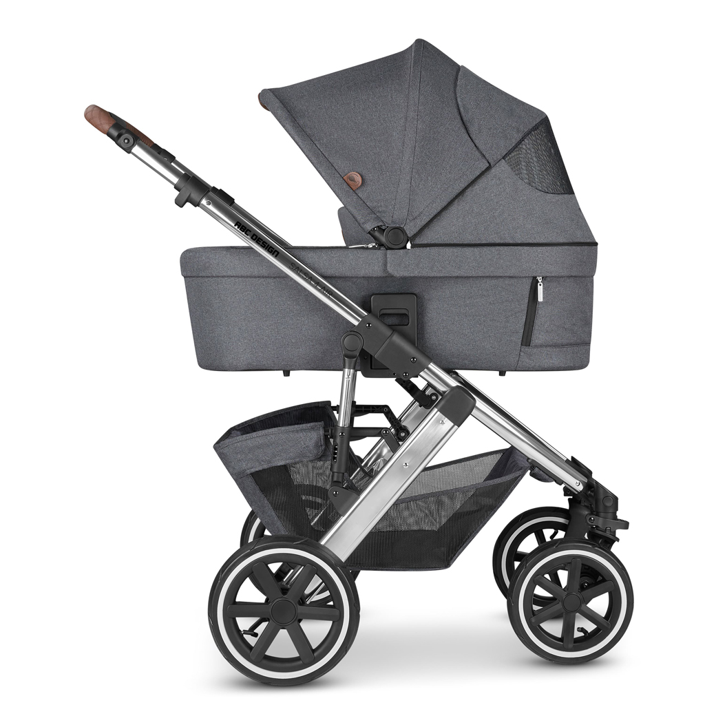 ABC DESIGN Kočárek kombinovaný Salsa 4 Air asphalt 2024 + adaptér pro autosedačku zdarma