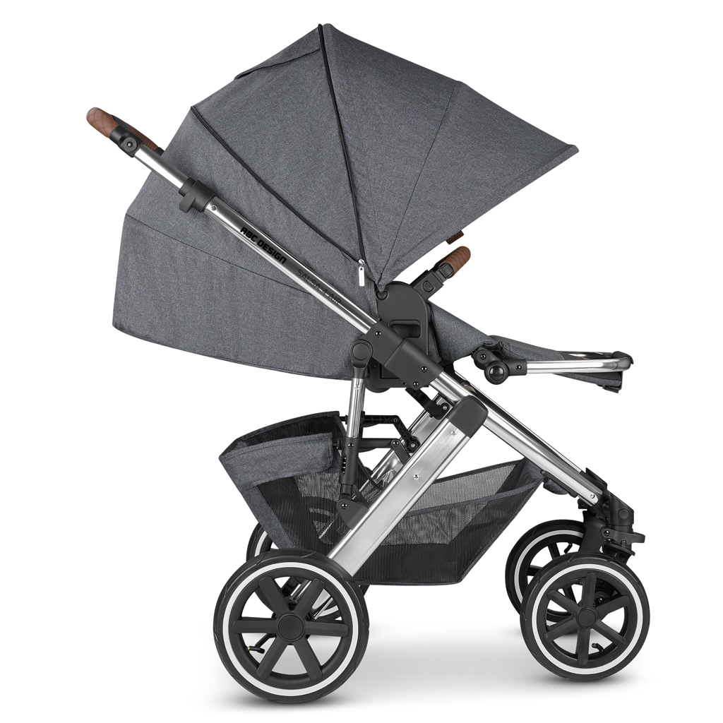 ABC DESIGN Kočárek kombinovaný Salsa 4 Air asphalt 2024 + adaptér pro autosedačku zdarma