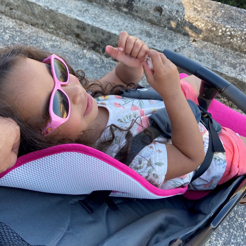 PETITE&amp;MARS Vložka do kočárku 3D Aero růžová