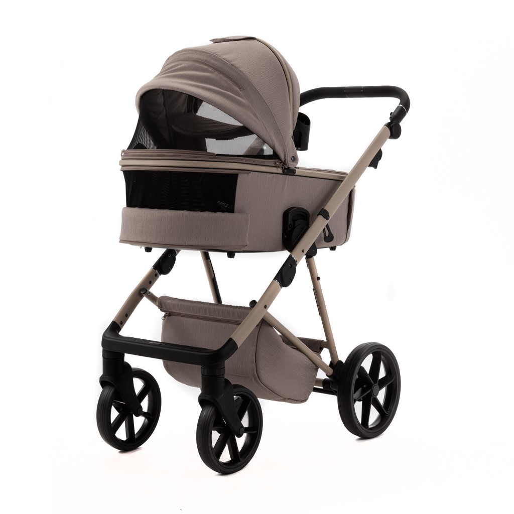 ADAMEX Kočárek kombinovaný Delta Natura Cappuccino