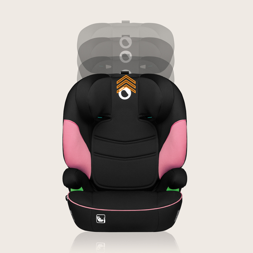 LIONELO Autosedačka Lars i-Size (100-150 cm) Pink Baby