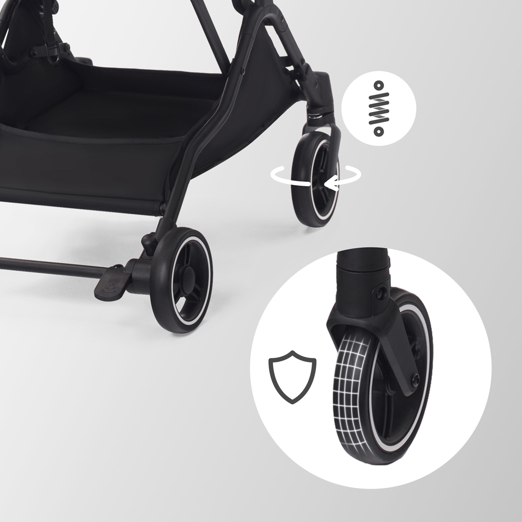 KINDERKRAFT SELECT Kočárek sportovní Indy 2 Cozy Grey, Premium