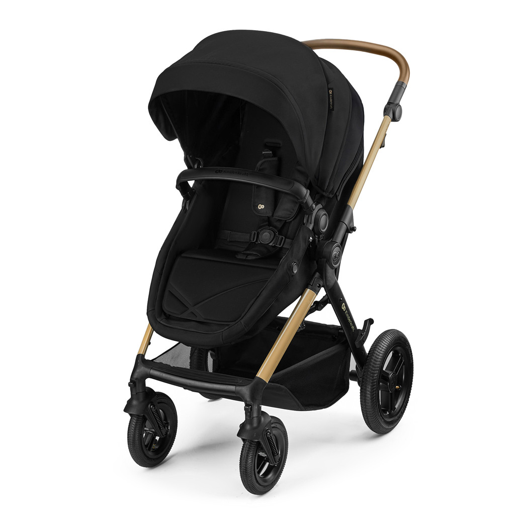 KINDERKRAFT Kočárek kombinovaný 3v1 Moov 2 XL Air Black