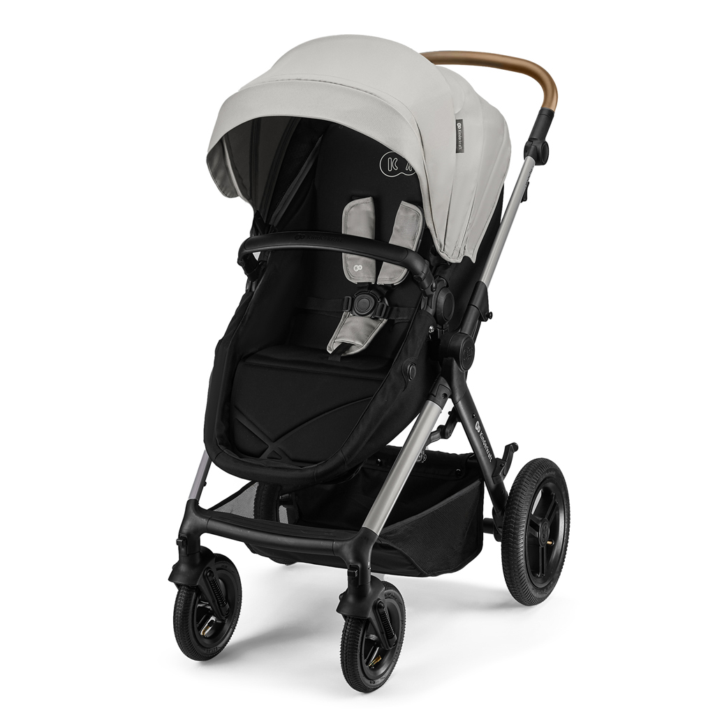 KINDERKRAFT Kočárek kombinovaný 3v1 Moov 2 XL Air Grey