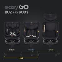 EasyGo SET Buz Xtd Pro a Buz Pro Body 40-150cm + Otočná báze ISOFIX