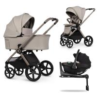 Venicci Upline 3 + Venicci Tiago 360 + Venicci Tiago Isofix Travel Set Pebble